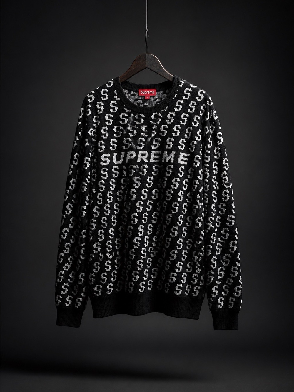 Supreme Monochrome Logo Knit